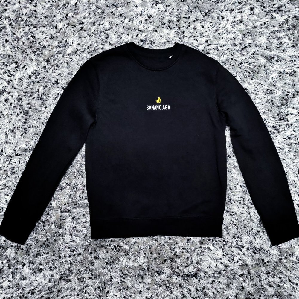 BANANCIAGA- Embroidered Unisex Sweatshirt